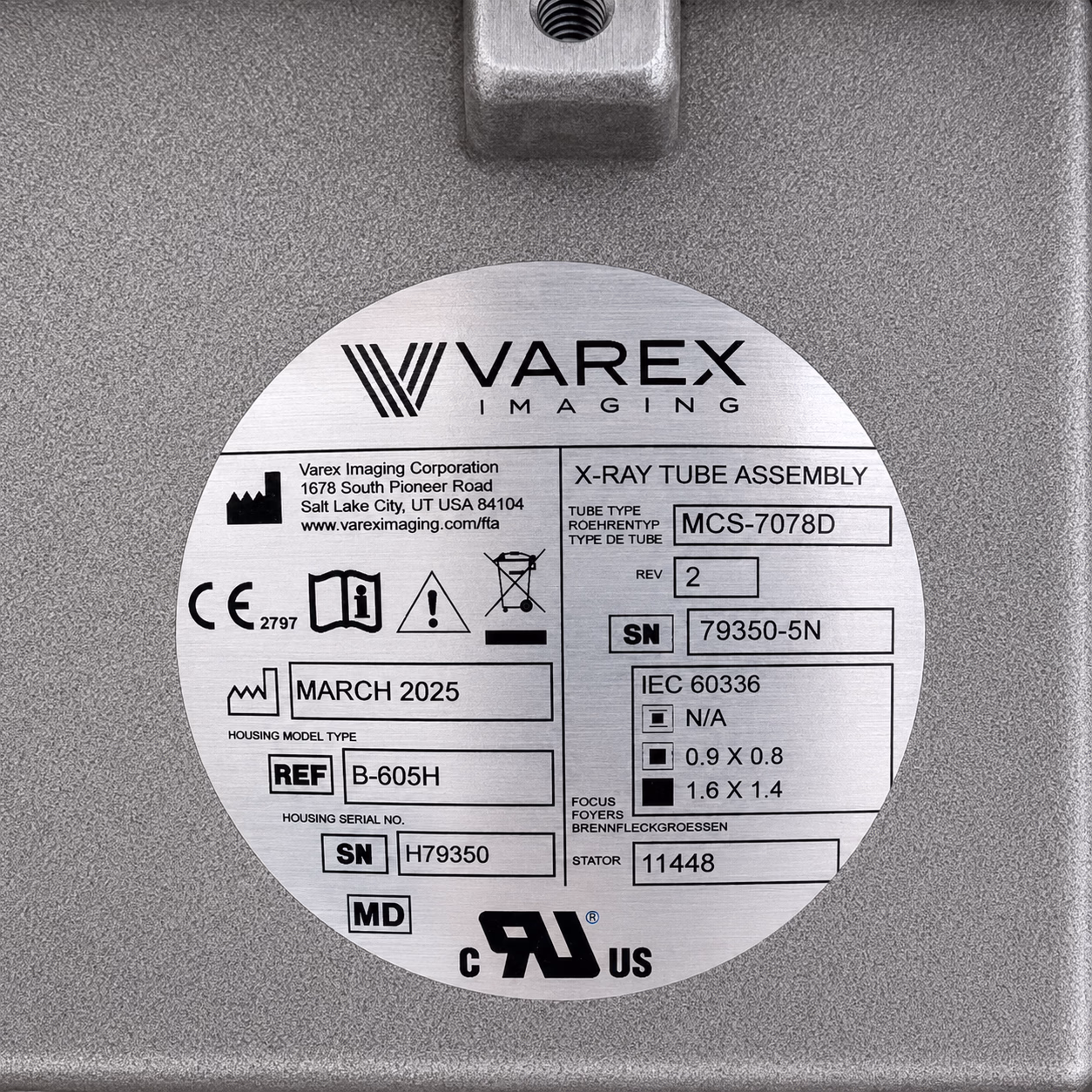 Рентгенівська трубка CXB-750D / MCS-7078 — 4