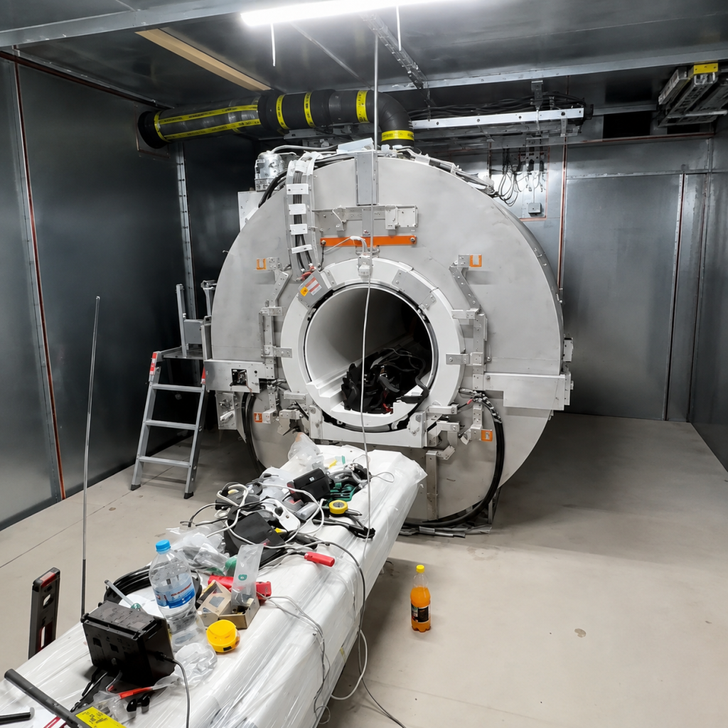 RF Shielded Enclosure Installation for an MRI Suite in a Frontline City — 3